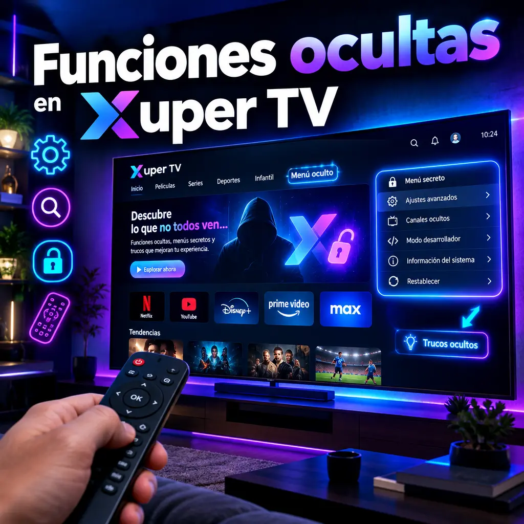 Funciones ocultas en Xuper TV que la mayoría de los usuarios pasan por alto